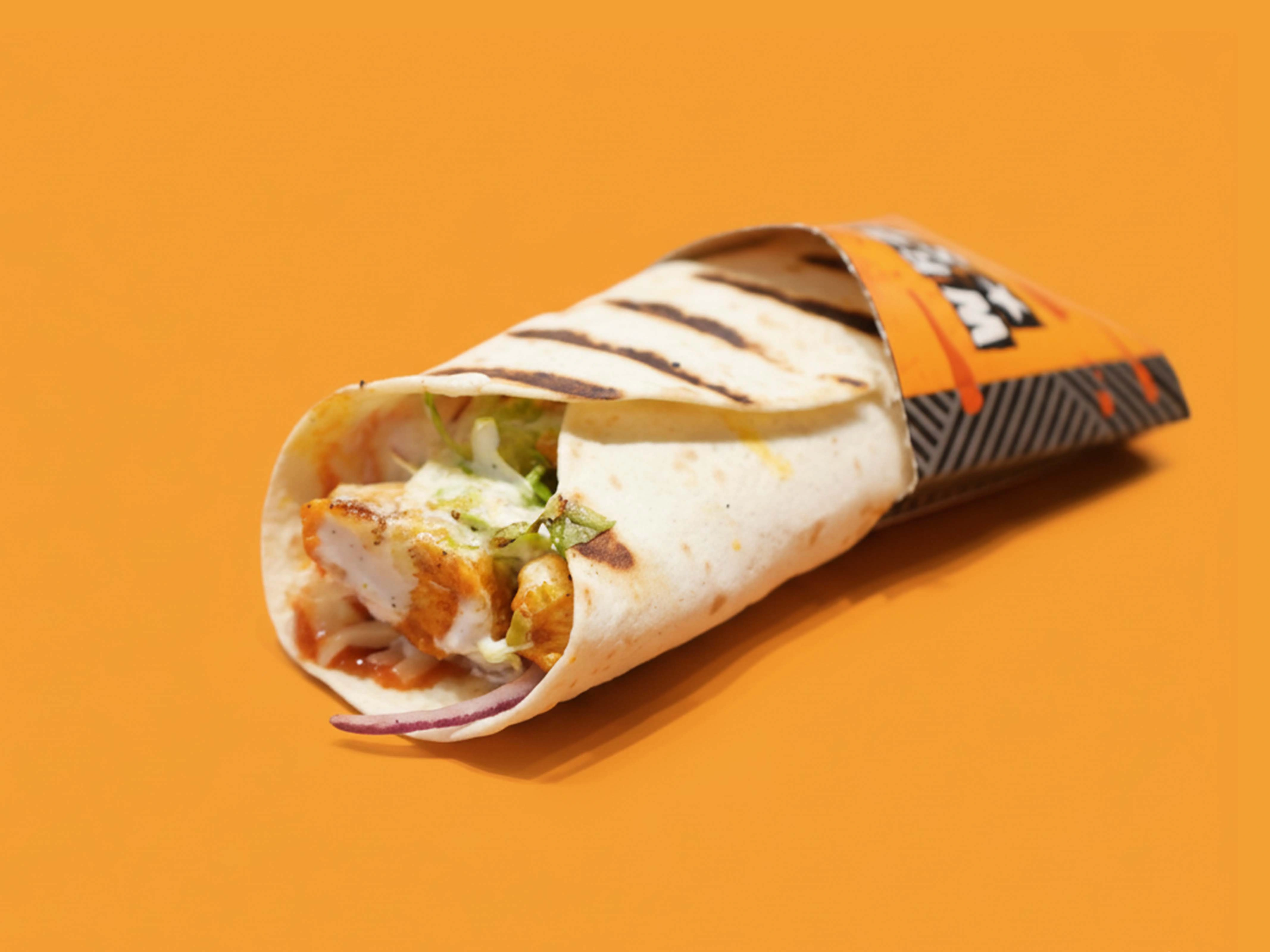 Flame fajita wrap